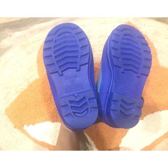 Hatley Toddler Boys Size 9 Red/Blue Dogs Sherpa Fleece Rain Boots. EUC - Picture 12 of 12